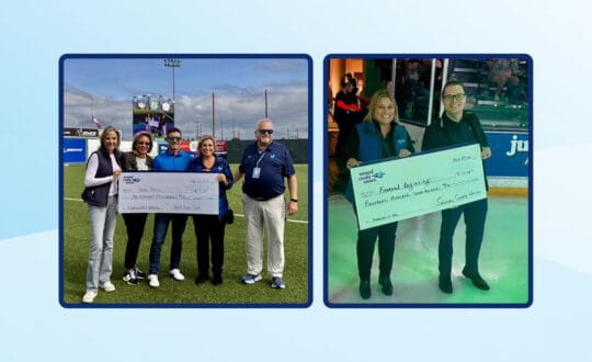 Sound check presentations at the Everett AquaSox and Everett Silvertips games