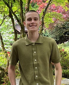 Photo of 2026/2027 Sound Scholarship recipient, Conrad Schwenk.