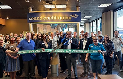 Ribbon cutting downtown olympia branch