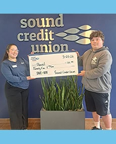 Photo of winner, Daniel.