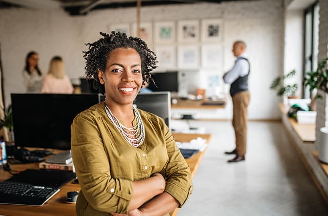 Business woman in the office