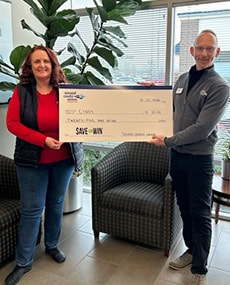 Photo of Save to Win winner, Cindy.